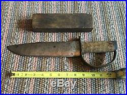 Rare Confederate Civil War D Guard Bowie Knife Indentified Winchester VIrginia