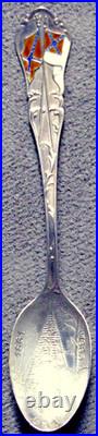 Rare Confederate States Of America Souvenir Sterling Southern Cross Spoon