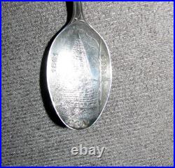 Rare Confederate States Of America Souvenir Sterling Southern Cross Spoon