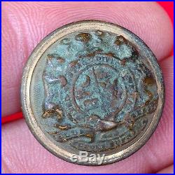 Rare Dug Missouri State Seal Button Civil War Confederate From Early Collection