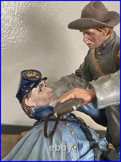 Rare Moment of Mercy Civil War Scene Union Confederate SIGNED By Terry Jones