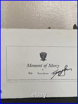 Rare Moment of Mercy Civil War Scene Union Confederate SIGNED By Terry Jones