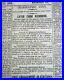 Rare NEW ORLEANS LA Louisiana Deep South CONFEDERATE Civil War 1861 Newspaper