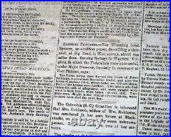 Rare NEW ORLEANS LA Louisiana Deep South CONFEDERATE Civil War 1861 Newspaper