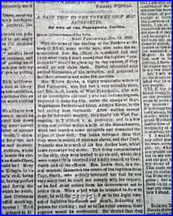 Rare NEW ORLEANS LA Louisiana Deep South CONFEDERATE Civil War 1862 Newspaper