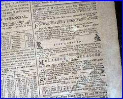 Rare NEW ORLEANS LA Louisiana Deep South CONFEDERATE Civil War 1862 Newspaper Rare NEW ORLEANS LA Louisiana Deep South CONFEDERATE Civil War 1862 Newspaper