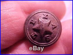 Rare Original Texas CIVIL War Button Confederate