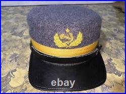 Reproduction Of Most Rare CIVIL War Confederate Naval Officer's Visored Cap
