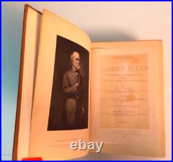 Robert E Lee Civil War Memoirs Confederate Military General South 1st Ed 1886