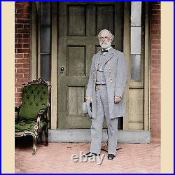 Robert Lee Confederate General Richmond VA Color Tinted photo Civil War 03116