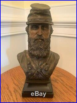 Ron Tunison Confederate Stonewall Jackson Civil War Cold Cast Bronze Bust