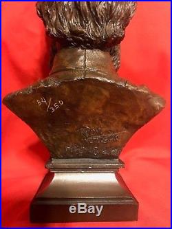 Ron Tunison Confederate Stonewall Jackson Civil War Cold Cast Bronze Bust 54/350