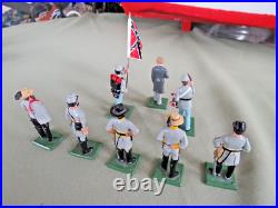 Ron Wall CIVIL War 8 Confederate Soldiers Personalitly & Infantry Rebel Lot#278a