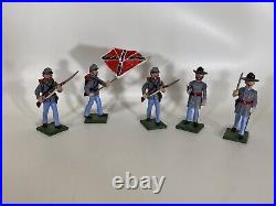 Ronald Wall Classic Miniatures Civil War Confederate Infantry Box Set 38