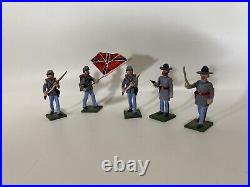 Ronald Wall Classic Miniatures Civil War Confederate Infantry Box Set 38