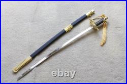 S0197 American CIVIL War Cavalry Confederate Cs Csa Infantry Officer Sword 38.7