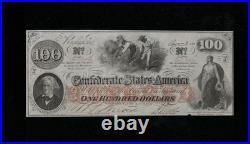 SC 1862 $100 T-41 Confederate States Of America CSA