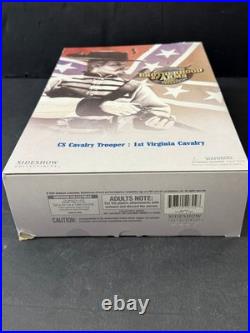 SIDESHOW 12 INCH CIVIL WAR CONFEDERATE 1st VIRGINIA CAVALRY TROOPER SOLDIER NIB
