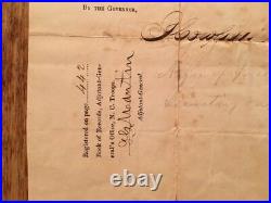 SIGNED 1862 Confederate Heavy Artillery ELLIS North Carolina 1st Batt WILMINGTON