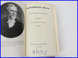 SIGNED Hudson Strode / Jefferson Davis / 4 Vol Confederate Civil War Political