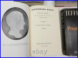 SIGNED Hudson Strode / Jefferson Davis / 4 Vol Confederate Civil War Political