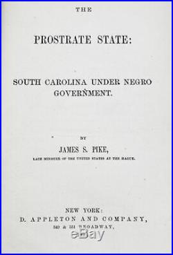 SOUTH CAROLINA UNDER NEGRO GOVERNMENT Confederate Civil War US GRANT Slavery CSA