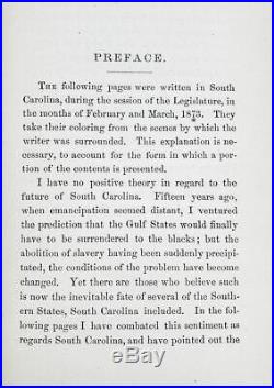 SOUTH CAROLINA UNDER NEGRO GOVERNMENT Confederate Civil War US GRANT Slavery CSA