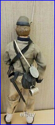 Set Of 2 Sideshow 12 Inch CIVIL War Union And Confederate Soldiers Loose
