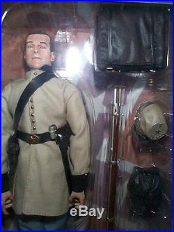 Sideshow 12 Inch CIVIL War Confederate Army 1st Texas Infantry Soldier Mib