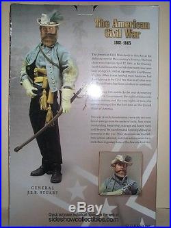 Sideshow 12 Inch CIVIL War Confederate Army Cavalry General J. E. B. Stuart Mib