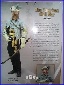 Sideshow 12 Inch CIVIL War Confederate Army Cavalry General J. E. B. Stuart Mib