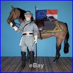 Sideshow Dragon CIVIL War Confederate General Lee With Horse 1/6 12 Inch