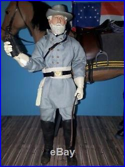 Sideshow Dragon CIVIL War Confederate General Lee With Horse 1/6 12 Inch