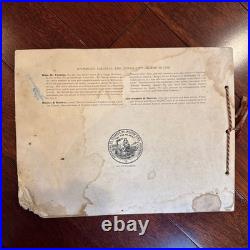 Sixth Annual Reunion United Confederate Veteran Association 1869 Booklet