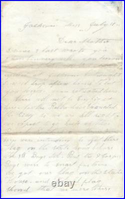 Soldier Discusses Confederate Evacuation Of Jackson During Vicksburg Campaign