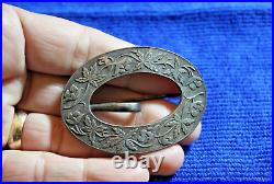 Sterling Silver Confederate Sash Buckle Dug Near Brandy Station VA