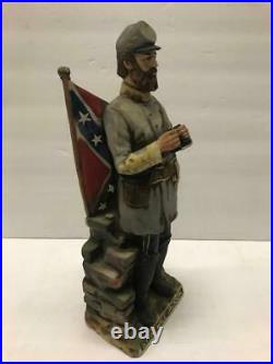 Stonewall Jackson McCormick Distilling Decanter Confederate Army Civil War 12.5
