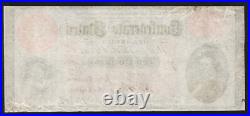 T-24 1861 $10 Confederate Currency CIVIL War Note Great Color 13501