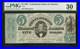 T-33 1861 Confederate States $5 Civil War Obsolete Banknote Currency, PMG VF 30