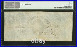 T-33 1861 Confederate States $5 Civil War Obsolete Banknote Currency, PMG VF 30