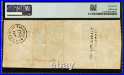 T-39 1862 $100 Confederate States SAN ANTONIO TX Civil War Banknote Currency PMG