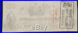 T-41 1862 $100 Confederate Currency CIVIL War Money 117691