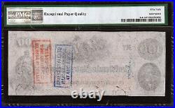 T-41 1862-63 $100 Confederate Currency Pmg 58 Epq CIVIL War Bill 70744