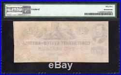 T-42 1862 $2 CONFEDERATE CURRENCY PMG 55 comment Civil War 32011