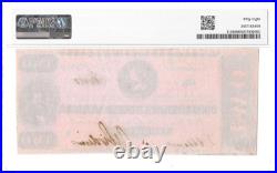 T-54 $2 Confederate Civil War Money Judah P. Benjamin Note PMG AU 58 High Grade