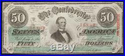 T-57 1963 $50 Confederate Currency CIVIL War Note 16809