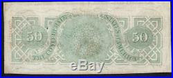 T-57 1963 $50 Confederate Currency CIVIL War Note 16809