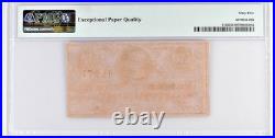 T-63 1863 Confederate States 50 Cents 50c Civil War Banknote Currency, PMG 65