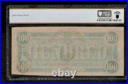 T-65 $100 1864 Confederate States Currency Civil War Banknote, PCGS 55 (U35)