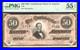 T-66 1864 $50 Confederate Currency Pmg 55 Epq CIVIL War Note 7161-10